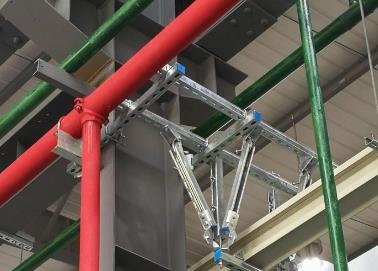 盐田该抗震支架的整体式支吊架结构协调性好